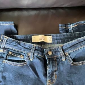 Hollister cropped skinny jeans